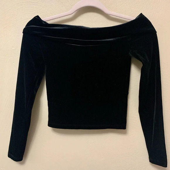 All Saints Delta Velvet Top - Picture 6 of 10